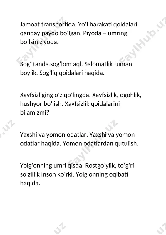 2-sinf tarbiya darsligining tahlili - Page 5