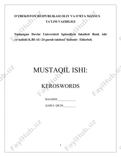 keroswords — DOCX