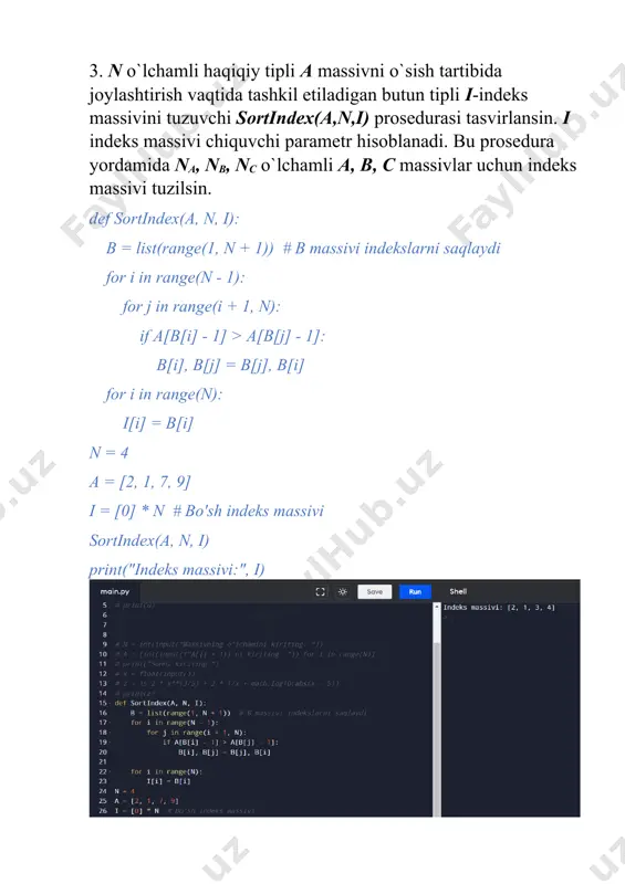 sortindex(a, n, i) - Page 3