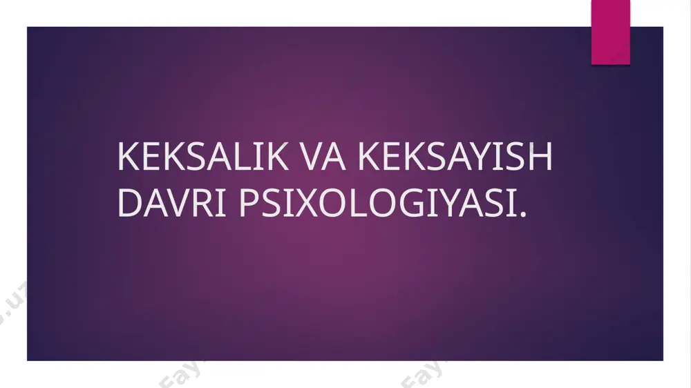 ga aylantiradi (tvorog holatiga keltiradi), temir moddasini parchalab qon hosil bo‘lishiga yordam beradi, yog‘ va nuklein kislotalarini parchalanishida asosiy rol o‘ynovchi b guruhi vitaminlarining so‘rilishiga ko‘maklashadi yosh ulg‘ayib borgan sari uning sanab o‘tilgan faoliyatlarida sustlashish yuz beradi va bu holat 50 yoshdan katta kishilarning 80 % da kuzatiladi. oshqozon shirasining kislotaligi va hazm qilish xususiyati kamayadi, buning natijasida ichaklarda chirituvchi mikroblar paydo bo‘lib hazm qilish jarayoniga salbiy ta’sir ko‘rsatadi. mustaqillikka erishganimizdan so�ng har bir yangi yilni alohida nom bilan atalayotganligi va buning asosida insonlar baxt-saodati uchun muhim ishlar amalga oshirilayotganligi hamda hozirda global bo‘lgan muammolar hal qilinib insonlar qadr-qimmati ulug‘lanib yuksaklarga ko‘tarilayotganligini guvohi bo‘lmoqdamiz. birinchi prezidentimiz i.a.karimov tomonidan 2015-yilni �keksalarni e‘zozlash yili� deb e‘lon qilinganligi keksalarimizga nisbatan chuqur hurmat va ehtirom nishonasi desak aslo mubolag�a bo�lmaydi. shu asnoda aytib o�tish joizki, keksalar uyimizning ko‘rki, qalbimizni munavvar qilib turguvchi chiroq, beminnat duogo‘y, tajribalari-yu maslahatlari bilan biz yoshlarga to‘g‘ri yo‘l ko‘rsatuvchi porloq …