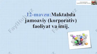 ijtimoiy madaniyat va uning ahamiyati — PPT