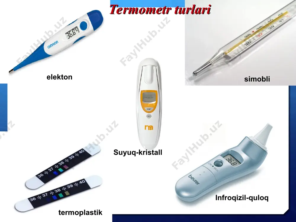 termometriya va bolalarda tana haroratini o`lchash - Page 5