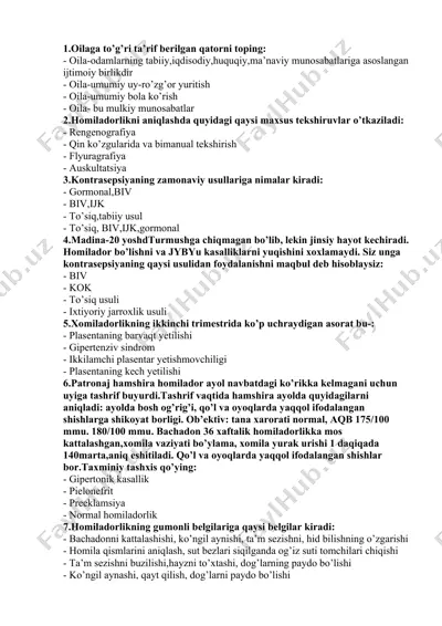 kontrasepsiya usullari — DOC