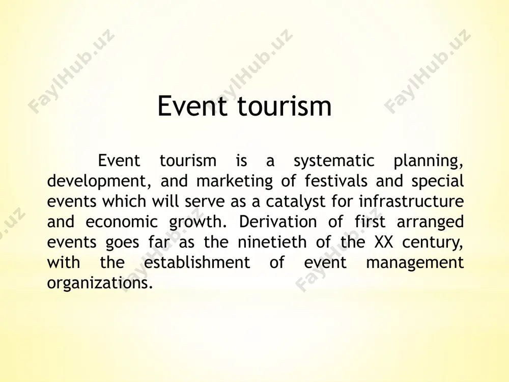 the role of festivals in tourism industry - Page 5