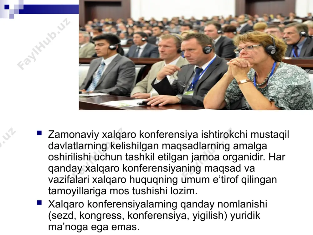 xalqaro konferensiyalar va xalqaro tashkilotlar - Page 4