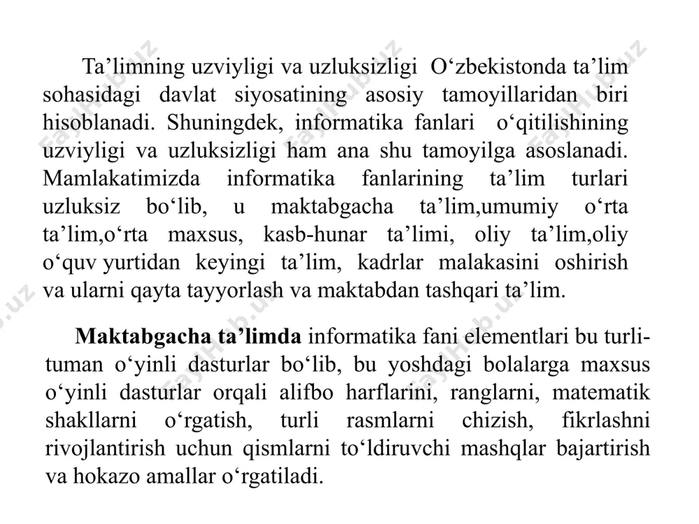 innovatsiyalar ta'lim tizimida informatika fanlarini ta'limga qo'llash - Page 4