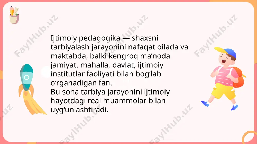 ijtimoiy pedagogika fanidan tayyorlagan taqdimot - Page 4