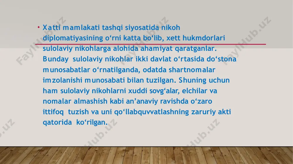 xett davlatida nikoh diplomatiyasi. elchilar, choparlar, kotiblar - Page 4