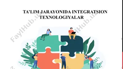 integratsion texnologiyalar — PPTX