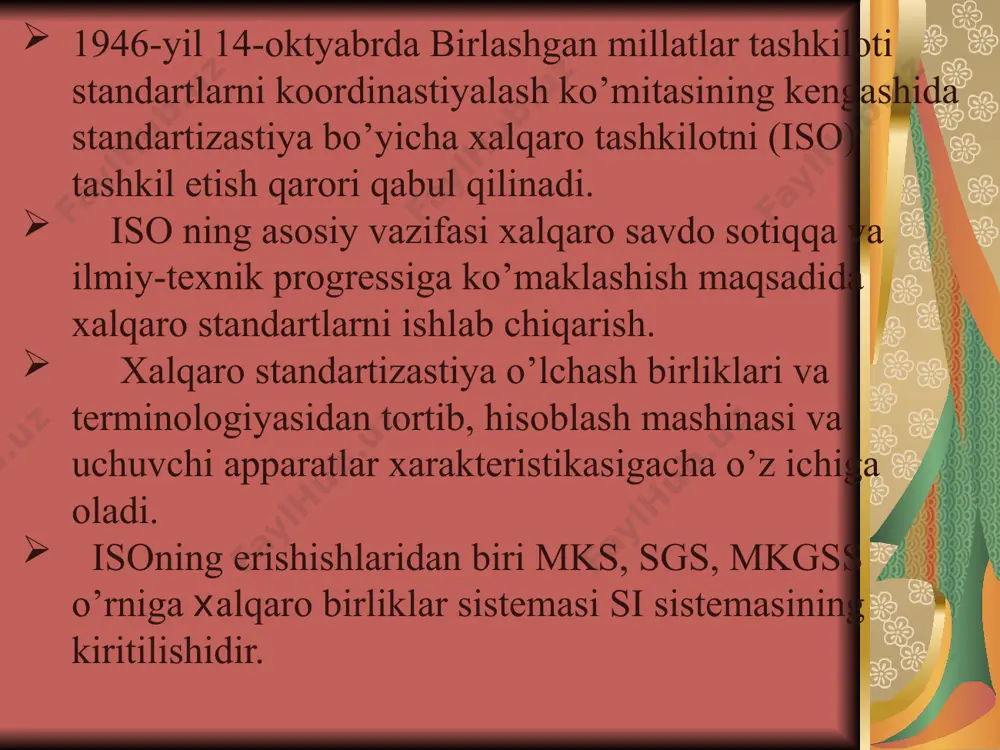 xalqaro standartlashtirish (iso) tashkiloti - Page 4