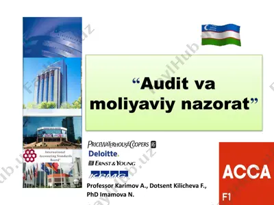 audit va moliyaviy nazorat — PPTX