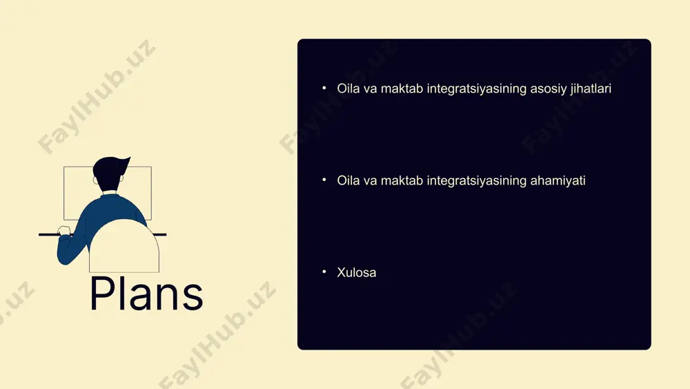 yatini yaratadi. doimiy aloqa o'quvchilarning ehtiyojlarini yaxshiroq tushunishga yordam beradi. ta'lim sifatini oshirish: maktab va oila integratsiyasi ta'lim sifatini sezilarli darajada oshiradi. ota-onalar va o'qituvchilar birgalikda darslarni rejalashtirishda va o'quv dasturlarini takomillashtirishda yordam beradi. bu jarayon o'quvchilarning bilim darajasini oshiradi va ularning tengdoshlaridan ko'proq o'rganish imkonini beradi. oila va maktab integratsiyasining muammolari oila va maktab o'rtasidagi aloqa muammolari: oila va maktab o'rtasidagi samarali aloqa yetishmasligi ko'pincha talabalarning o'quv natijalariga salbiy ta'sir ko'rsatadi. ota-onalar va o'qituvchilar o'rtasida o'zaro tushunishga erishmaslik noto'g'ri ma'lumotlar tarqalishiga olib kelishi mumkin. bunday muammolarni hal qilish uchun muntazam uchrashuvlar va ochiq muloqot kanallari tashkil etilishi zarur. oila va maktab o'rtasidagi ishtirok etish darajasi: ota-onalarning ta'lim jarayoniga faol ishtirok etishi bolalarning akademik muvaffaqiyatiga bevosita ta'sir qiladi. ba'zi ota-onalar ish bandligi yoki bilim yetishmasligi sababli bu jarayonda kam ishtirok etishlari mumkin. maktablar ota-onalarni jalb qilish uchun turli xil dasturlar va tadbirlarni tashkil etishlari kerak. ijtimoiy-iqtisodiy omillar ta'siri: ijtimoiy-iqtisodiy holat …