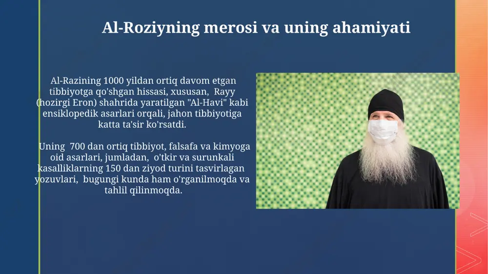 ar-roziy va uning tibbiyotda qilgan ishlari - Page 4