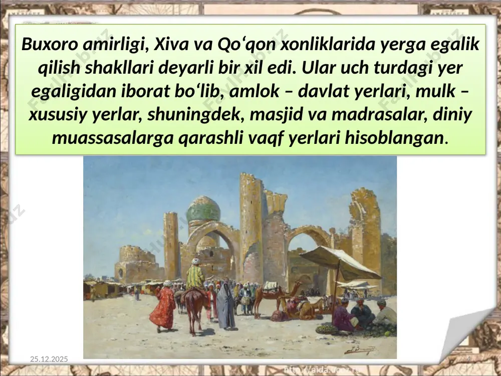 xix asr o‘rtalarida o‘zbek xonliklarining ijtimoiy-iqtisodiy hayoti - Page 4