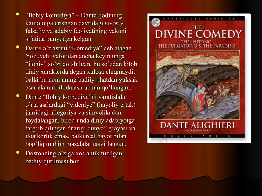 dante aligerining “ilohiy komediya” taqdimoti - Page 5