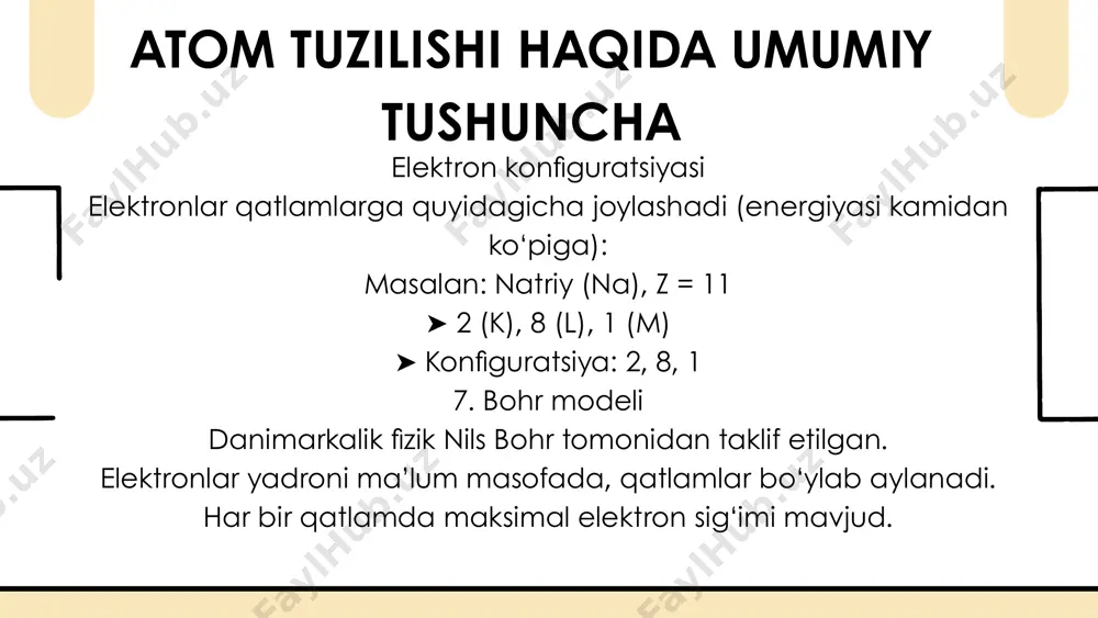 8-sinf kimyo kursida atom tuzilishi mavzusini o'qitish metodikasi - Page 4