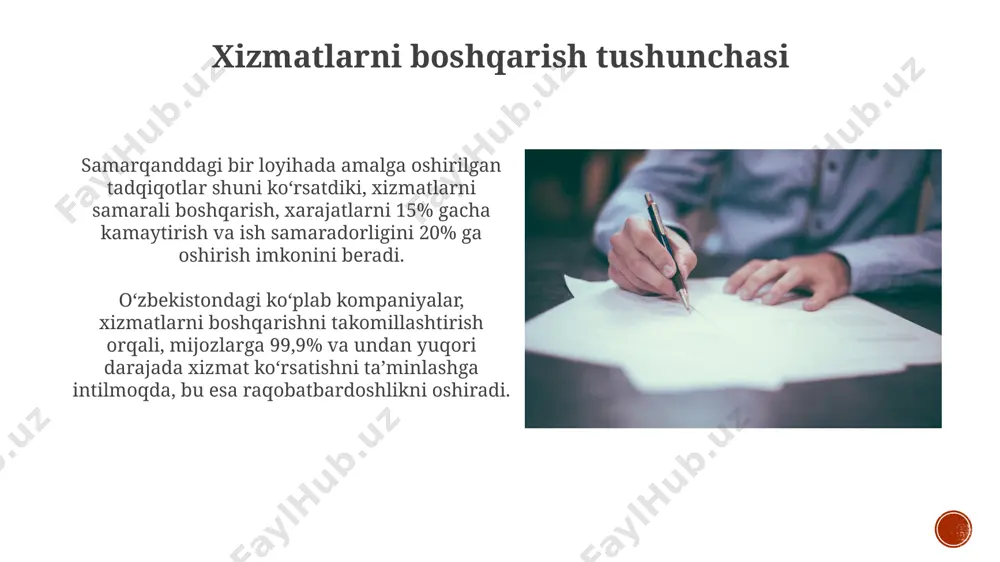 xizmat koʻrsatishni boshqarish - Page 3