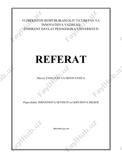 referat — DOCX
