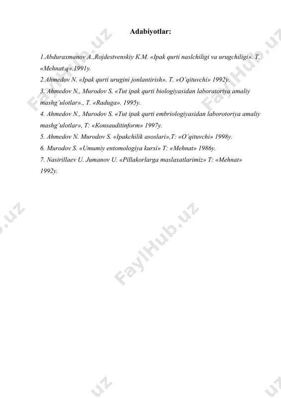tut ipak qurti ekologiyasi - Page 5