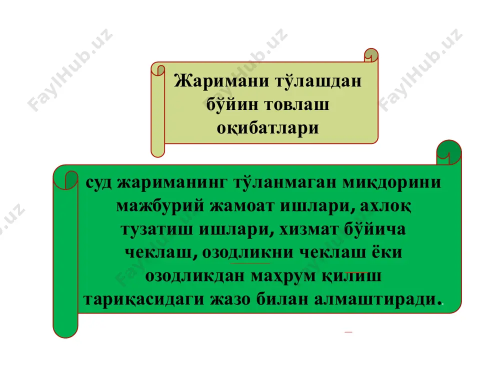 ҳуқуқдан маҳрум қилиш тариқасидаги жазолар - Page 5
