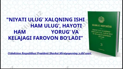 niyati ulug‘ xalqning ishi — PPT