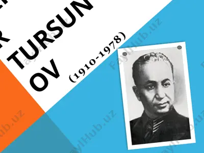 mirtemir tursunov — PPTX