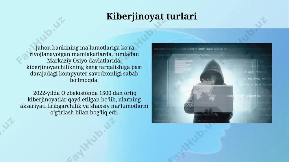kiberjinoyatchilik va uni keng tarqalishining sabablar - Page 5