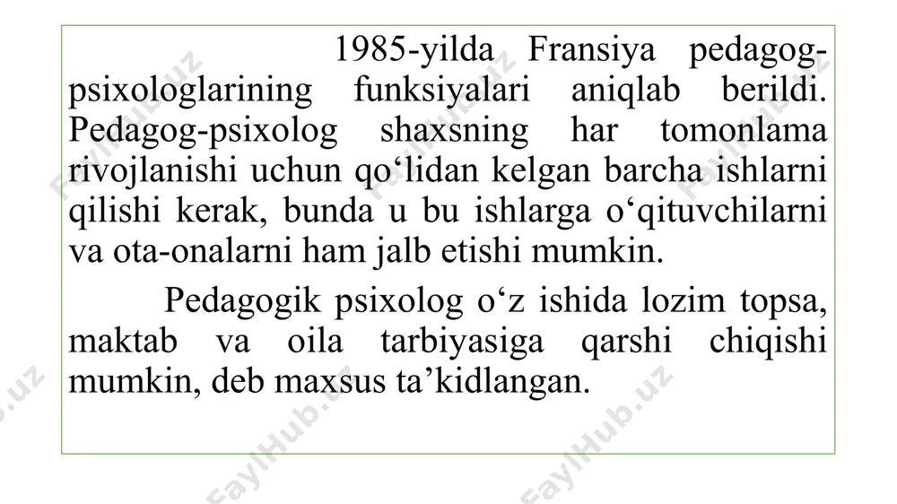 sixologiyasi nazariyasini yaratishga asos solindi. bunda turli xil ijtimoiy psixologik treninglar orqali guruhdagi shaxslararo munosabatlar bilan bog‘liq psixologik iqlimni kamol toptirish yoki ularning ilk bor ko‘rsatilishi mehnat jamoalaridagi ijtimoiy psixologik xizmat vazifalarini belgilash uchun ma’lum darajadagi empirik ma’lumot sifatida xizmat qilishi mumkin. l. festingerning kognitiv dissonanslar nazariyasi (insonning faoliyat obyektiga nisbatan xulq-atvori yoki munosabatini ongli ravishda o‘zgartirishga asoslangan), t.nyuxomning hamkorlik kommunikativ nazariyasi (o‘zgalarga va umumiy faoliyat obyektiga ijobiy munosabatlarni tarkib toptirishga asoslangan), c.x.osgud va p.tanenbaumaning “kongruentlik” (inson kognitiv tuzilishi asosidagi obyektni baholashga qaratilgan) nazariyasi, g.olport, a.maslou, k.rodjers kabi ijtimoiy psixologlarning gumanistik doiradagi qator tadqiqiy izlanishlari shular jumlasidandir. amerikalik taniqli psixolog abraxam xarold maslouning “insonga bir butun yondashuv konsepsiyasi” psixologik xizmat jarayonida insonni tushunish va ijtimoiy motivatsion rivojlantirish muammosi ustida tadqiqotlar olib borilishi uchun muhim ahamiyat kasb etadi. maslouning fikricha, insonning barcha tug‘ma potensial imkoniyatlari faqatgina ijtimoiy shart-sharoitning yaratilishi bilan ro‘yobgachiqishi va kamol topishi mumkin. albatta, mazkur fikrlarning nechog‘lik haqiqat ekanligini …