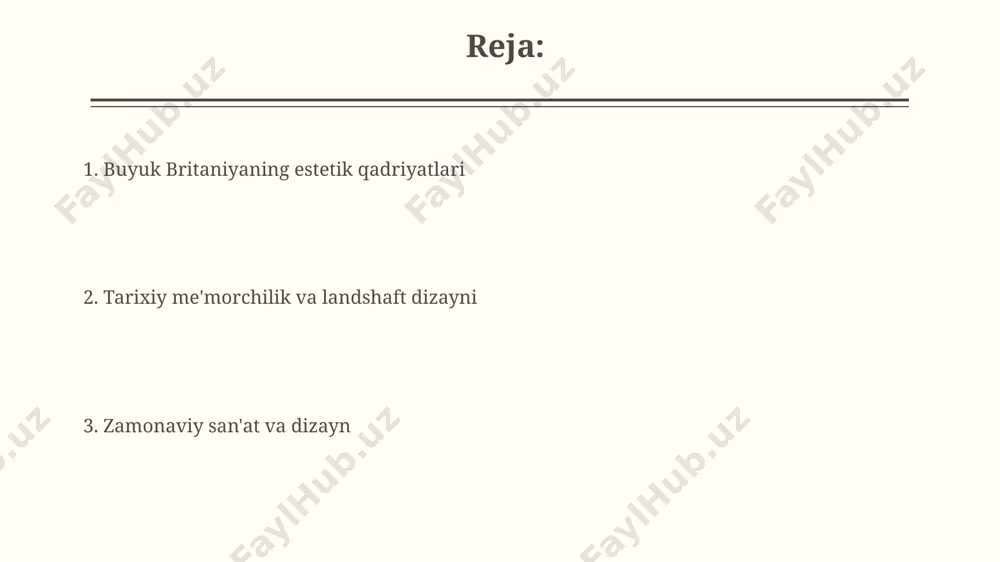 ortiq turdagi buyumlar yaratilgan. zamonaviy britaniya dizayni zamonaviy britaniya dizaynida minimalizm va funktsionalizmga urg'u berilgan bo'lib, ko'pincha 1950-yillarning o'rtalaridagi modernizm an'analaridan ilhom olingan sodda geometrik shakllar va neytral ranglar ustunlik qiladi. britaniya dizaynerlari ekologik toza materiallardan, masalan, qayta ishlangan yog'och va organik paxtadan foydalanib, taxminan 70% gacha chiqindilarni kamaytirishga harakat qilishadi, bu esa "yashil" dizayn tamoyillariga mos keladi. britaniya kino va teatrining estetikasi britaniya kinoteatrida 1960-yillardan boshlab "yangi to'lqin" deb nom olgan realizm va avtorlik uslubining kuchayishi, 20 dan ortiq yosh rejissyorlarning ijodkorligi bilan bog'liqdir. musiqiy teatr, masalan, "cats" yoki "phantom of the opera" kabi spektakllar, 10 millionlab tomoshabinlarni jalb qilgan murakkab sahna dizayni va vizual effektlar orqali ulkan estetik ta'sir ko'rsatadi. musiqa va adabiyotdagi go'zallik mezonlari 20-asr britaniya avangard musiqasi va adabiyoti an'anaviy shakllarni rad etib, eksperimental uslublar va modernistik g'oyalarni o'zida mujassam etdi. britaniya musiqasida 19-asrda viktoriya davrining muayyan estetik qarashlari – nazokatlilik, melodik soddalik va liriklik – …