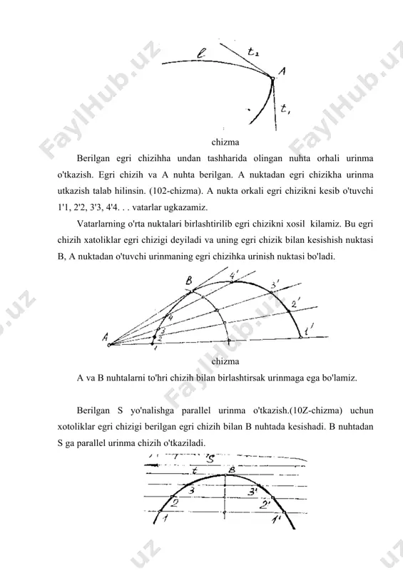 tuvchi" 1991 yil. 5. raxmonov i. "perspektiva" toshkent "ukituvchi" 1973 yil. 6. sobirov e. "chizma geometriya kiska kursi" toshkent ukituvchi 1993 yil. 7. frolov s.a. "nachertatelnaya geometriya" moskva "mashinostroenie" 1978 god 8. xorunov r. "chizma geometriya kursi" toshkent "ukituvchn" 1974 yil. 9.xorunov r. akbarov l. "chizma geometriyadan masa^lalar echish metodlari toshkent "ukituvchi" 1995 yil. 10. chetveruxin n.f. "nachertatelnaya geomstriya" moskva "vsshaya shkola" 1963 god. 11.kirgizboev yu. "chizma geometriya" toshkent "ukituvchi" 1976 yil. 12. kirgizboev yu. "chizma geometriyadan masalalar tuplami" toshkent "ukituvchi" 1976 yil 13. tuxtaev a, abramyan ya.p, "injenerlik grafikasidan spravochnik" toshkent "ukituvchi" 1994 yil