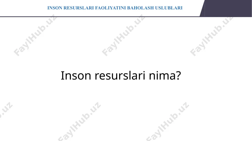 inson resurslari faoliyatini baholash uslublari - Page 5