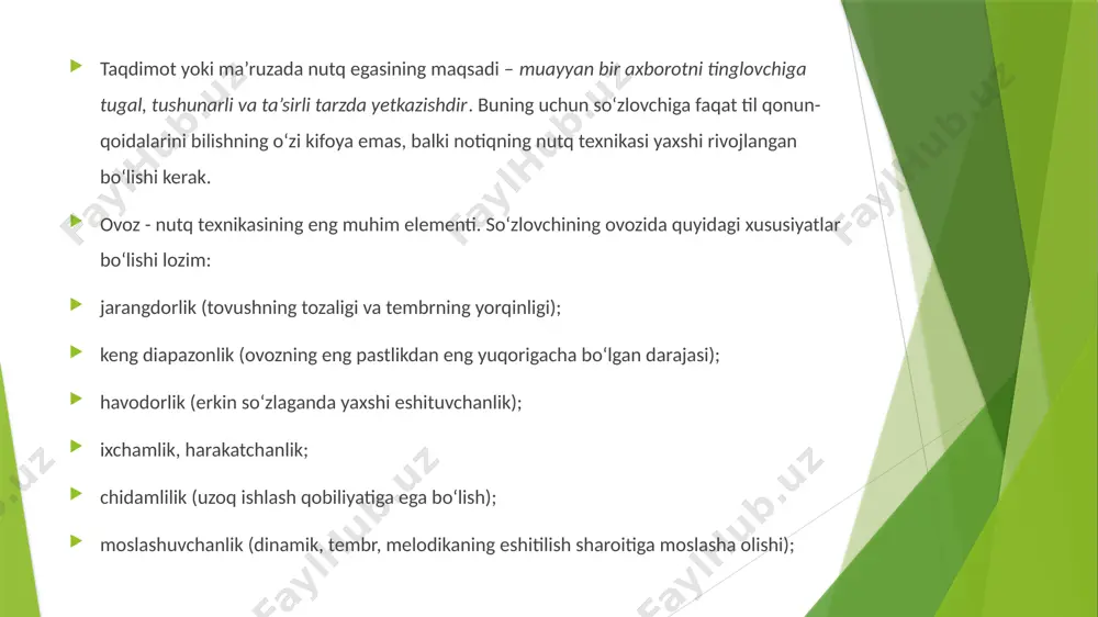 taqdimotlar haqida umumiy ma`lumotlar - Page 5