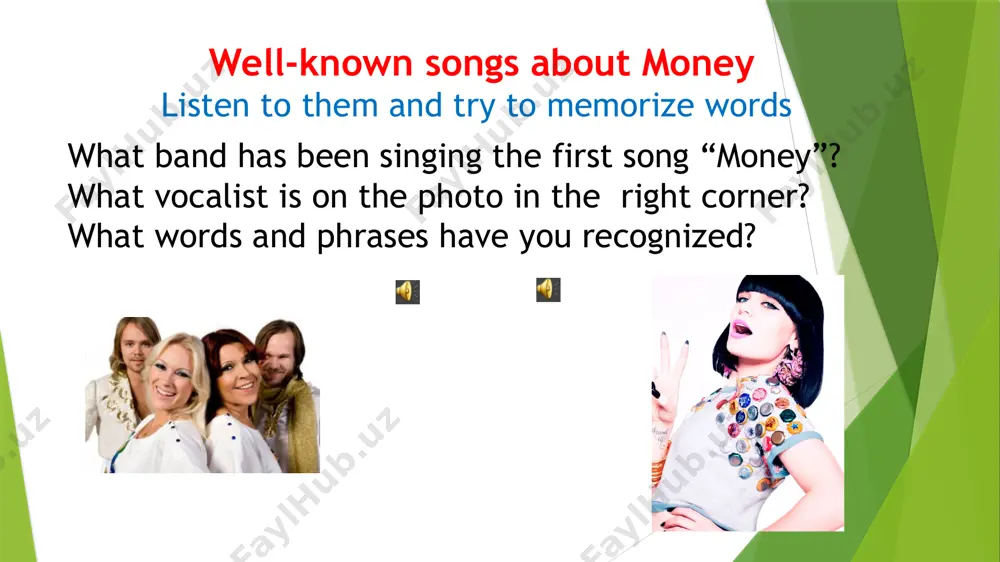 ample of a country with triple a +. useful links and references: http://www.kazinvest.kz/ http://nationalbank.kz/ http://www.kase.kz/ http://www.kazinvest.kz/web/banki money and banking lesson outcomes: students are able to identify professional terminology and widely apply it; critical thinking skills are progressively developed; students ability for speaking, reading, listening, writing are enhanced. a fool and his ________ are soon parted. ________ doesn’t grow on trees. a beggar _____ never be bankrupt. money makes ________. money doesn’t grow on trees istochnik: http://skorogovorki.com/angliyskie-poslovitsyi-i-pogovorki-pro-dengi-bogatstvo/.html thank you! image1.jpeg image2.jpeg image3.jpeg image4.jpeg image5.jpeg image6.png image7.png image8.jpeg image9.png image10.jpeg image11.jpeg image12.jpeg image13.jpeg image14.jpeg image15.jpeg image16.jpeg image17.jpeg image18.jpeg image19.jpeg image20.jpeg image21.jpeg image22.png image23.jpeg image24.jpeg image25.png image26.jpeg image27.jpeg image28.jpeg image29.jpeg image30.gif image31.jpeg /docprops/thumbnail.jpeg