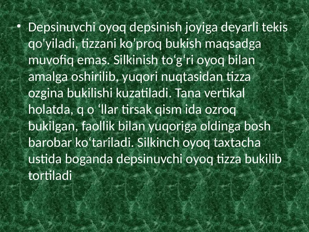 yuguribkelibbalandlikka xatlab o'tish usullari - Page 5