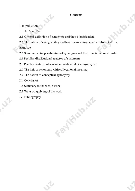 n the actuality of the theme we are able to formulate the general goals of our qualification work. a) to study, analyze, and sum up all the possible changes happened in the studied branch of linguistics for the past fifty years. b) to teach the problem of synonymy to young english learners. c) to demonstrate the significance of the problem for those who want to brush up their english. d) to mention all the major of linguists’ opinions concerning the subject studied. if we say about the new information used within our work we may note that the work studies the problem from the modern positions and analyzes the modern trends appeared in this subject for the last ten years. in particular, the new computer-based meanings of some habitual words were given. the practical significance of the work can be concluded in the following items: a) the work could serve …