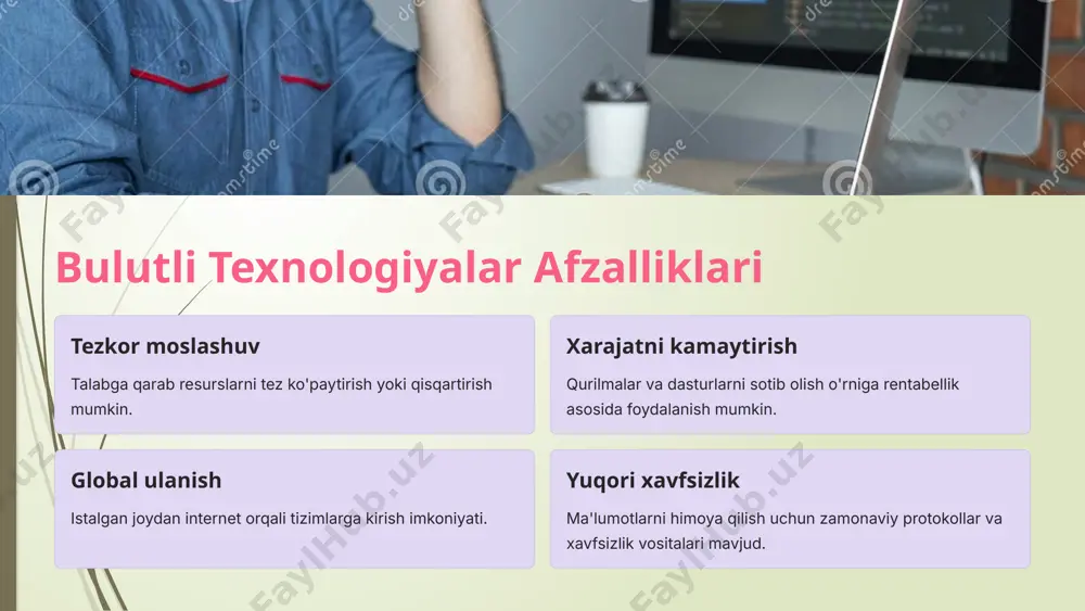 bulutli texnologiyalar: tushunchalar va tahlili - Page 5