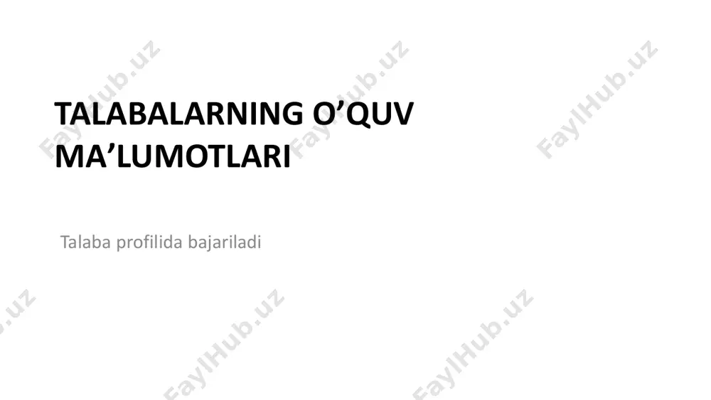 hemis oliy taʼlim jarayonlarini boshqarish axborot tizimi - Page 3