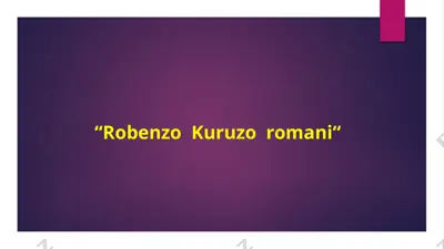 robinzon kruzo romani — PPTX