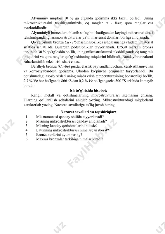 rangli metallarni quymalar uchun suyuqlantirish - Page 4