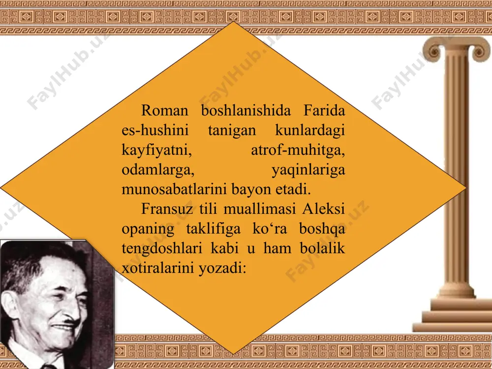 oliqushi» romani bosh qahramonlari tabiatida ham qaysidir shaklda o‘z ifodasini topgan. bunday tasavvur o‘quvchida badiiy adabiyotni boshqa xalqlarning asarlari va ulardagi obrazlar bilan qiyosiy o‘rganish malakasini hosil qiladi. qolaversa, «choliqushi»dan olib taqdim etilgan bu parchadagi joziba siz azizlarda romanni to‘la o‘qishga rag‘bat uyg‘otishi ham tabiiy.