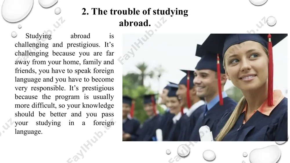studying abroad. taqdimot 11 bet. - Page 4