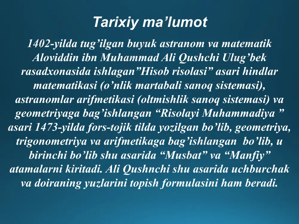 6-sinf matematika fanidan tayyorlagan slayd - Page 5