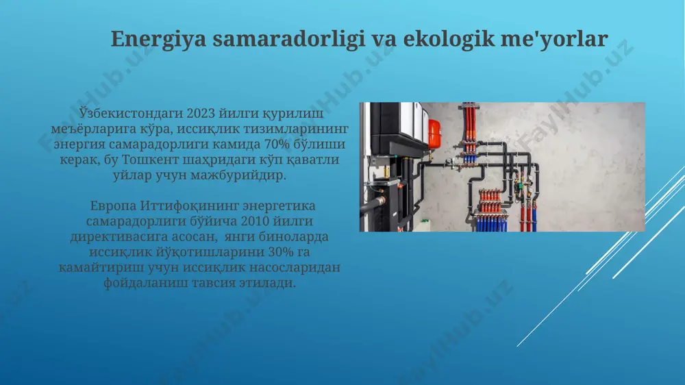 isitish tizimlarini loyihalashda qurilish meyoriy qoidalar - Page 4
