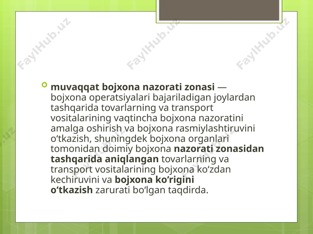 bojxona nazorati va uning shakllari - Page 4