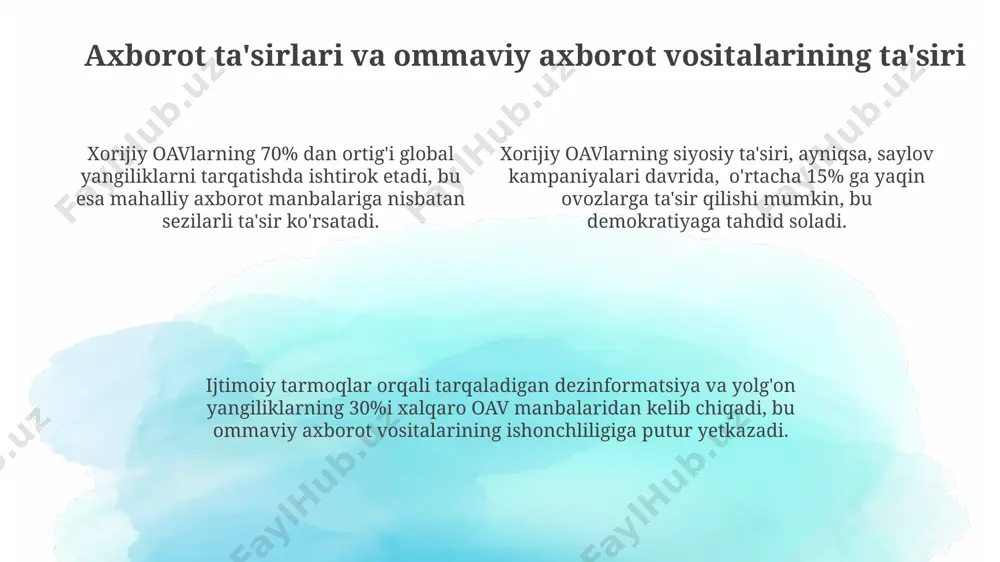 xorijiy oav ning media makondagi orni - Page 4
