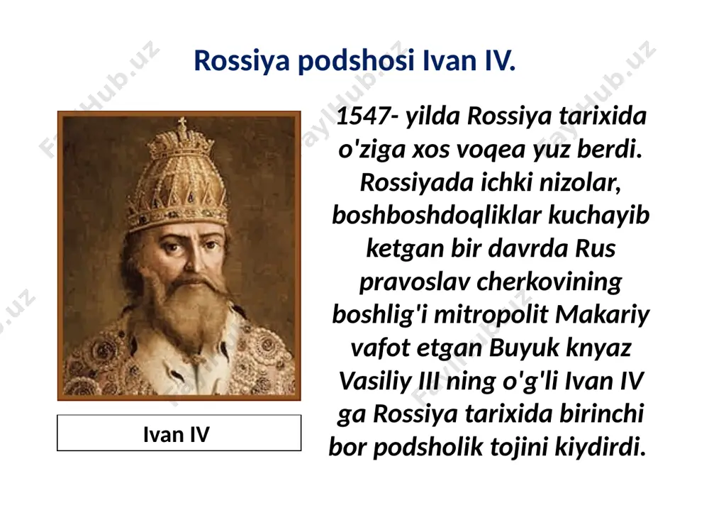 xvi-xvii asrlarda rossiya. 8- sinf - Page 5