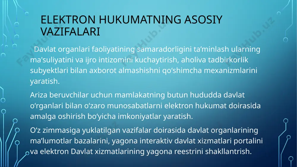 elektron hukumatni joriy etishning jahon tajribasi - Page 4