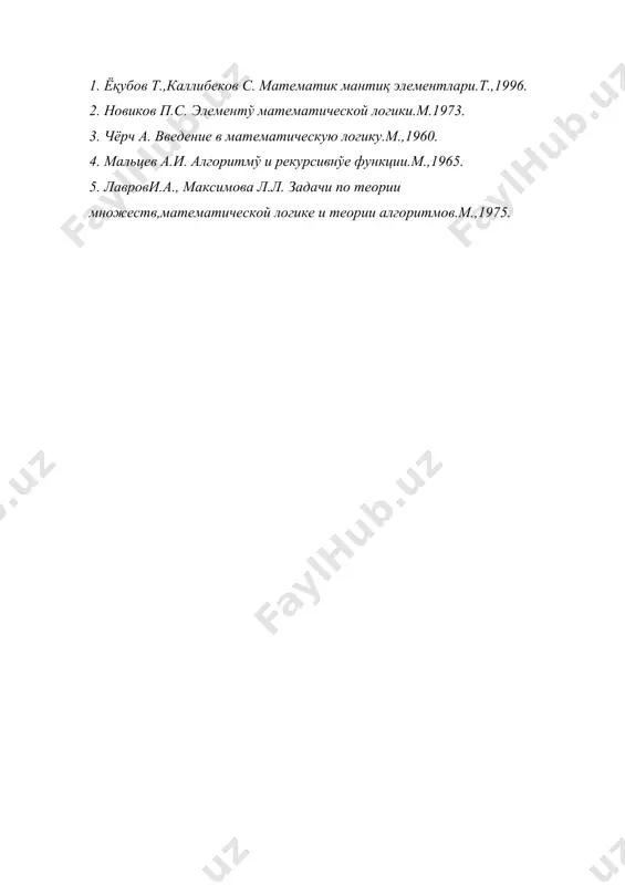 предикатлар хисоби. хосилавий келтириб чиқариш қоидалари - Page 4