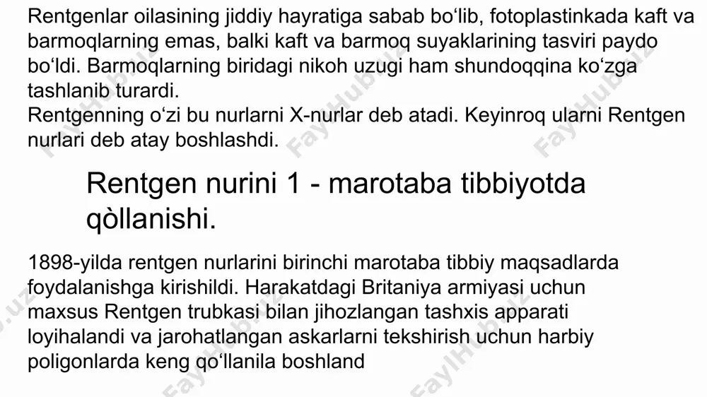 spektral kt sifatida ham tanilgan dual energy ct — bu kompyuter tomografiyasining rivojlanishi boʻlib, unda ikkita maʼlumot toʻplamini yaratish uchun ikkita energiya ishlatiladi.[10] dual energy ct ikki xil maʼlumotlar toʻplamini olish uchun ikki manbali, ikkita detektorli qatlamli yagona manba, energiyani almashtirish usullari bilan bitta manbadan foydalanishi mumkin.[11] ikki manbali kt anʼanaviy bitta quvurli tizimlardan farqli oʻlaroq, ikkita rentgen naychali detektor tizimiga ega rivojlangan skanerdir.[12][13] ushbu ikkita detektor tizimi bir xil tekislikda 90 ° da bitta gentriga oʻrnatiladi.[14] ikki manbali kompyuter tomografiyasi skaneri faqat yarim aylanishda toʻliq kt boʻlagini olish orqali yuqori vaqtinchalik aniqlik bilan tez skanerlash imkonini beradi. tez suratga olish yuqori yurak urish tezligida harakatning xiralashishini kamaytiradi va nafasni ushlab turish vaqtini qisqartiradi. bu, ayniqsa, nafasini ushlab turish qiyin boʻlgan yoki yurak urishini kamaytiradigan dori-darmonlarni qabul qila olmaydigan bemorlar uchun foydalidir.[14][15] energiyani almashtirish bilan yagona manba — bu dual energy ct ning yana bir usuli boʻlib, unda bitta trubka …