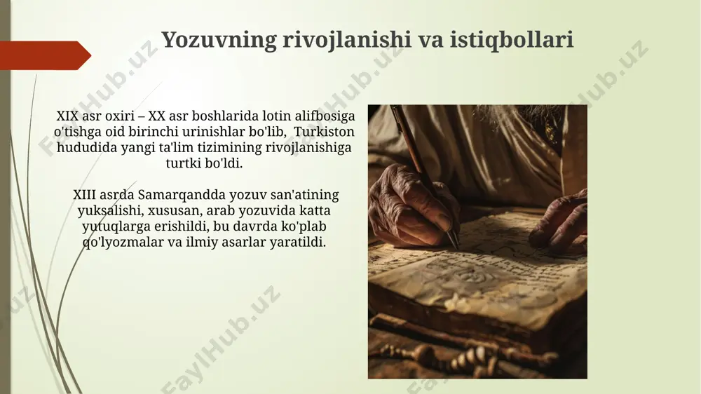oʻzbek yozuvlar tarixi - Page 5